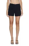 Pistola Marissa High Rise Utility Short In Noir In Black