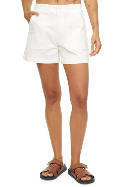 Pistola Marissa High Rise Utility Short In White