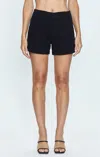 Pistola Marissa High Rise Utility Short In Noir In Black