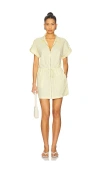 Pistola Meg Short Sleeve Zip Front Dress