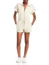 Pistola Meg Zip Romper In Beige