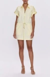 Pistola Meg Zip Utility Minidress In Yellow