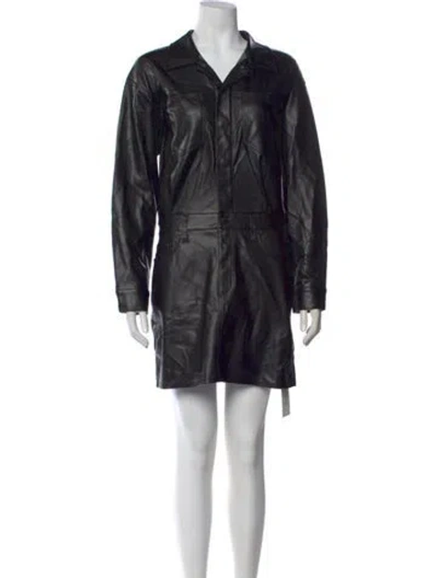 Pre-owned Pistola Mini Dress In Black