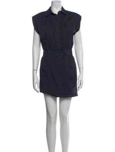 Pre-owned Pistola Mini Dress In Blue