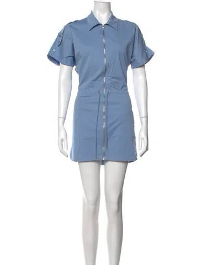 Pre-owned Pistola Mini Dress In Blue