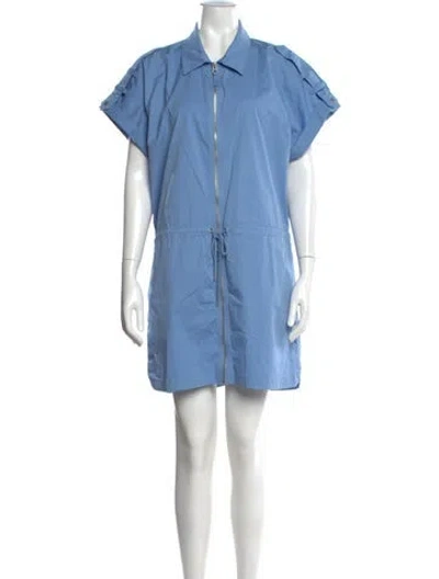 Pre-owned Pistola Mini Dress In Blue