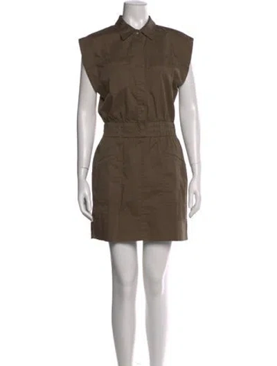 Pre-owned Pistola Mini Dress In Brown