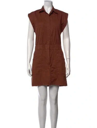 Pre-owned Pistola Mini Dress In Brown