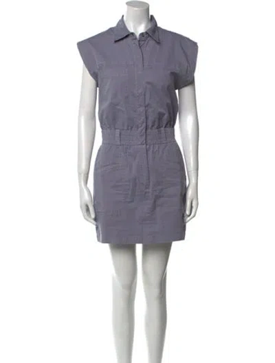 Pre-owned Pistola Mini Dress In Gray