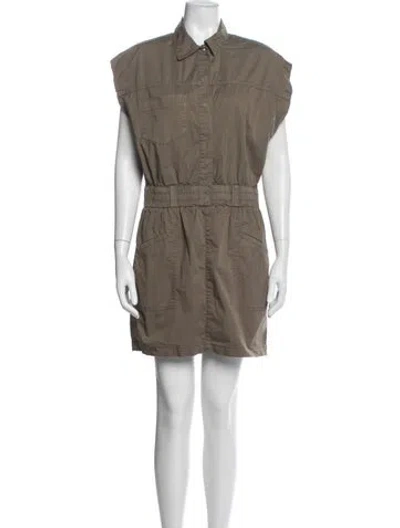 Pre-owned Pistola Mini Dress In Gray