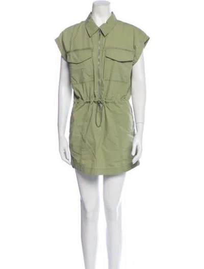 Pre-owned Pistola Mini Dress In Green