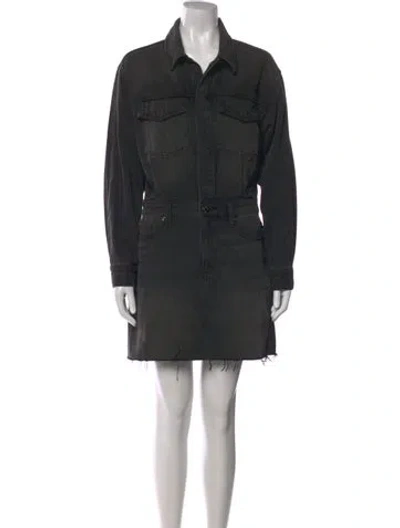 Pre-owned Pistola Mini Dress In Grey