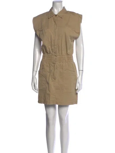 Pre-owned Pistola Mini Dress In Neutrals