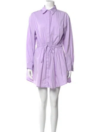 Pre-owned Pistola Mini Dress In Purple