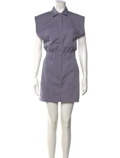 Pre-owned Pistola Mini Dress In Purple