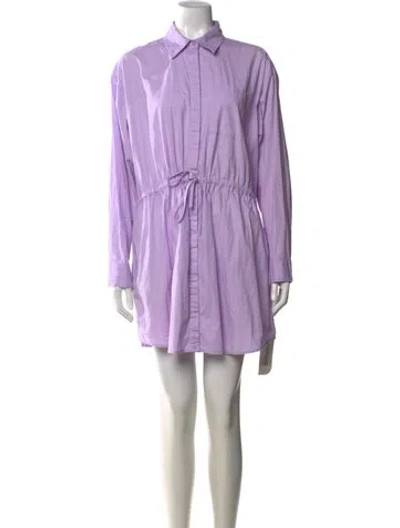 Pre-owned Pistola Mini Dress In Purple