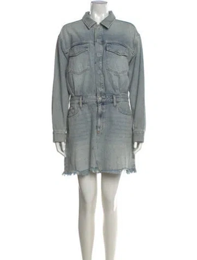 Pre-owned Pistola Mini Dress W/ Tags In Blue