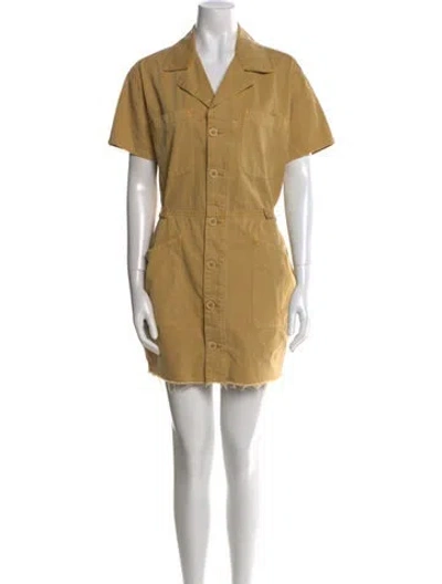 Pre-owned Pistola Mini Dress In Yellow