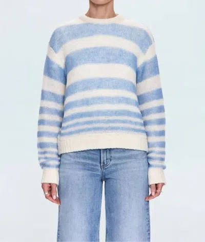 Pistola Moa Striped Bubble Sweater In Blue Gradient