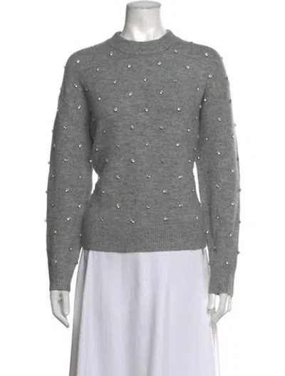 Pre-owned Pistola Mock Neck Sweater In Grey