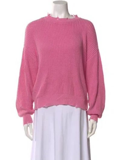 Pre-owned Pistola Mock Neck Sweater In Pink
