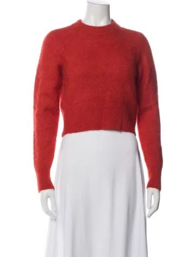 Pre-owned Pistola Mock Neck Sweater W/ Tags In Red