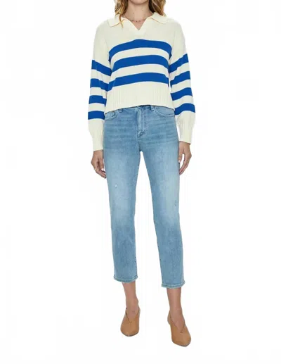 Pistola Monroe Crop High Rise Jeans In Notting Hill Vintage In Blue
