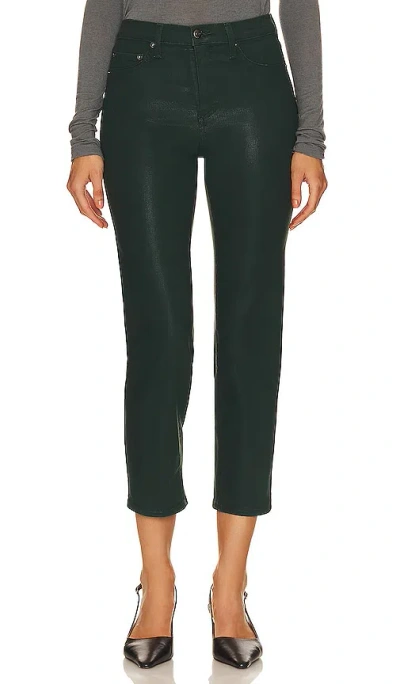 Pistola Monroe High Rise Cigarette Crop In Dark Green