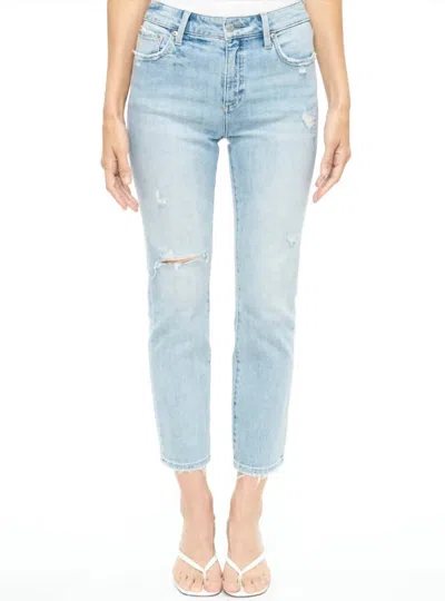 Pistola Monroe High Rise Cigarette Crop Jeans In Lenora In Multi