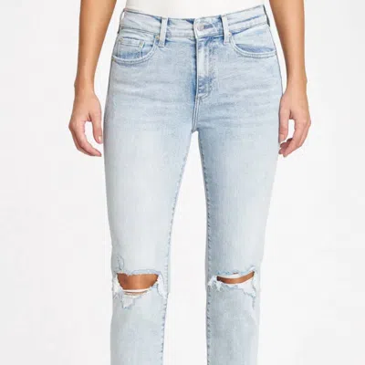 PISTOLA MONROE HIGH RISE CIGARETTE JEANS IN DUNE DISTRESSED