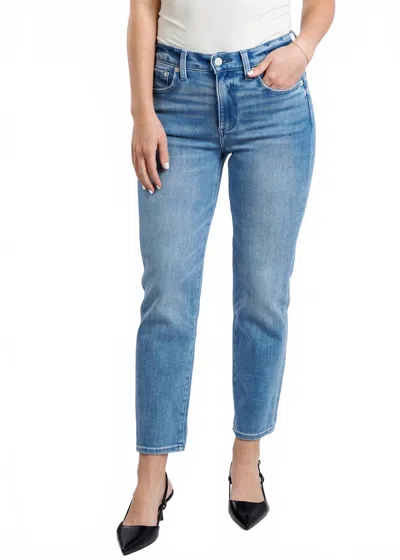 Pistola Monroe High Rise Crop Jeans In Hill In Blue