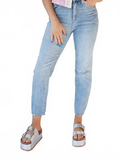 Pistola Monroe High Rise Crop Jeans In Monet Vintage In Blue