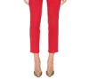 Pistola Monroe High Rise Cropped Jean In Coated Rouge