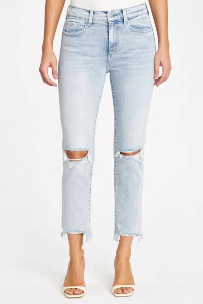 Pistola Monroe High Rise Jean In Dune Distressed Wash In Blue