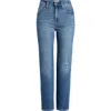 Pistola Monroe High Waist Crop Cigarette Jeans In Skyline