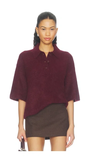 Pistola Nadya 블라우스 In Burgundy