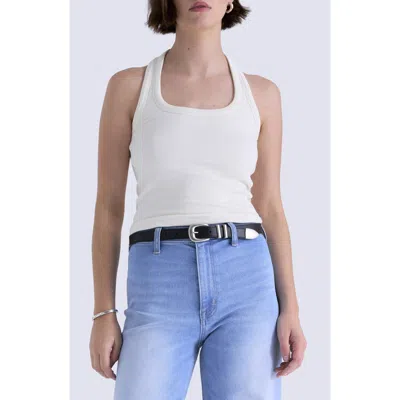 Pistola Nattie Halter Top In White