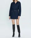 Pistola Nina Long Sleeve Denim Shirtdress In Multi