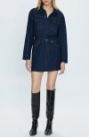 Pistola Nina Long Sleeve Denim Shirtdress In Iggy