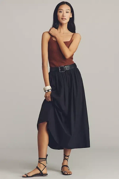Pistola Noelle Maxi Skirt In Black