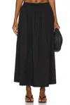 Pistola Noelle Maxi Skirt In Noir In Black