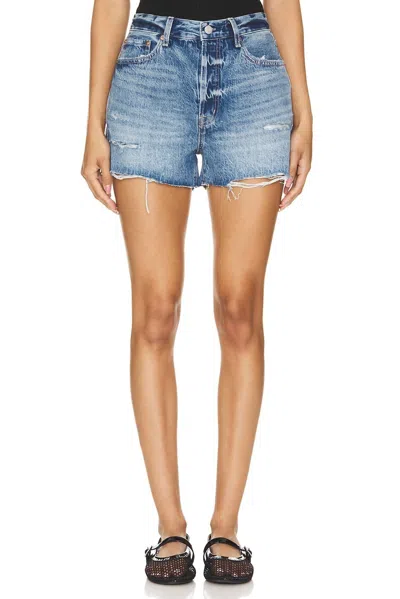 Pistola Nova Denim Shorts In Passage Distressed
