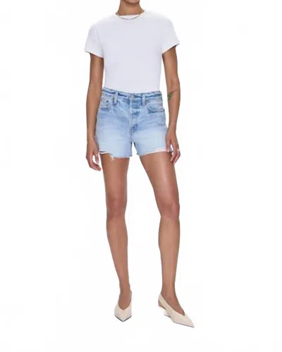 Pistola Nova High Rise Short In Radiant Vintage In Blue