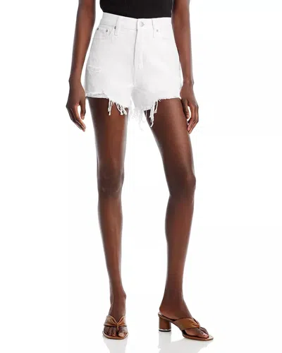 Pistola Nova High Rise Shorts In Pearl Distressed In Multi