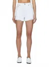 Pistola Nova Denim Shorts In White Lightning