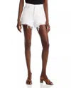 Pistola Nova High Rise Shorts In Pearl Distressed