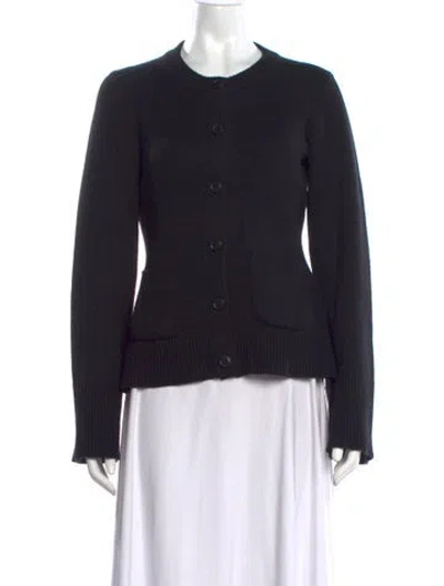 Pre-owned Pistola Nylon Crew Neck Sweater In Black