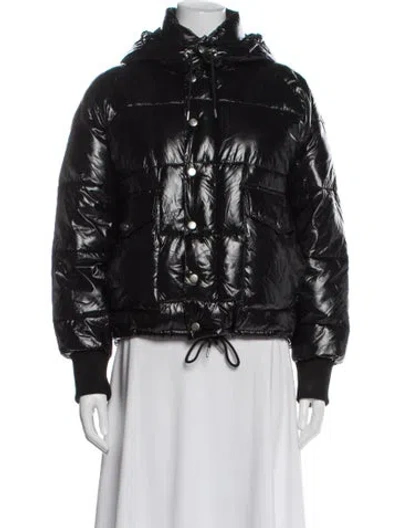 Pre-owned Pistola Nylon Down Jacket In Black