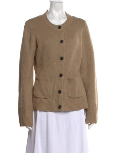 Pre-owned Pistola Open Front Sweater In Neutrals