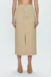 Pistola Pamela Stretch Cotton Midi Skirt In Multi
